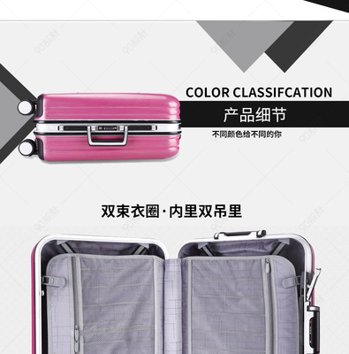 簡約箱包行李箱詳情頁產品描述頁通用
